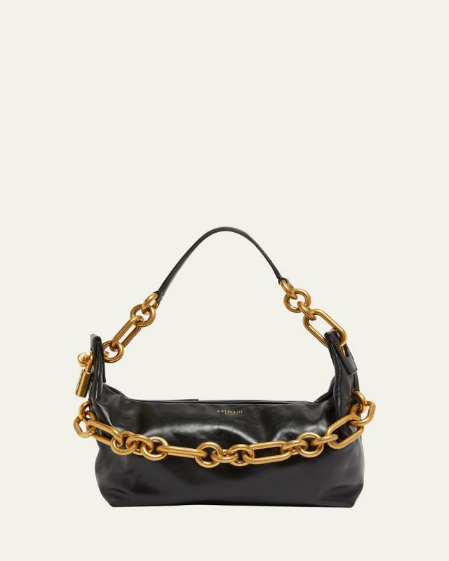 Sync Medium Chain Shoulder Bag in Calfskin